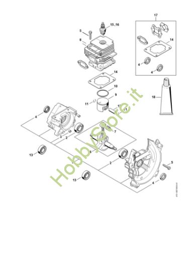 Picture of Carter albero a gomito, cilindro BC 230